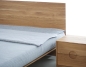 Preview: orig. NOBBY Designerbett modern aus Holz 200x200